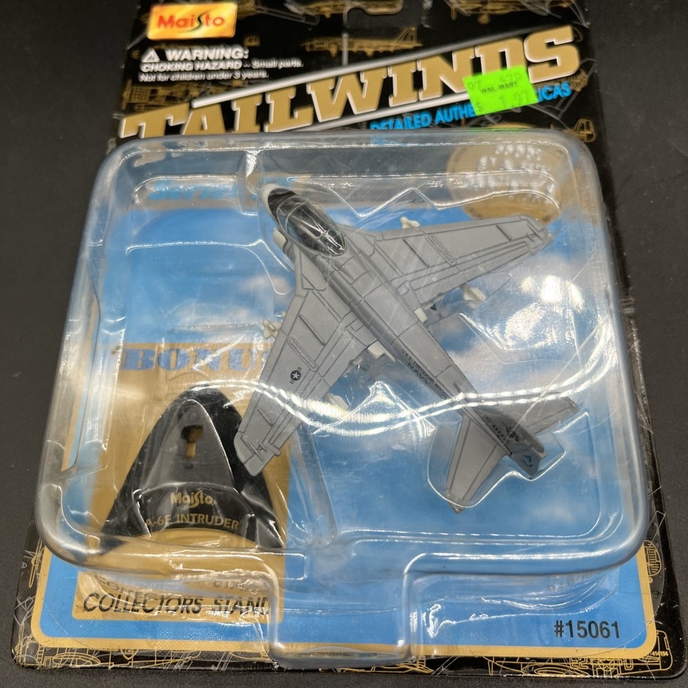 Maisto Tailwinds A-6E Intruder US Navy Fighter Jet Die-Cast Metal Plane NIP